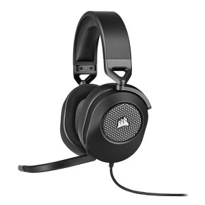 CORSAIR HS65 SURROUND WIRED GAMING HEADSET CARBON